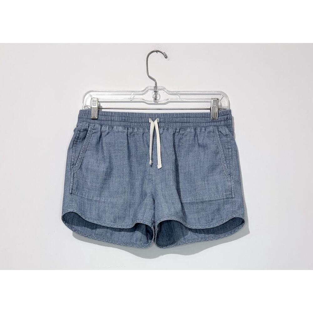 Crewcuts Girls Shorts 16 Cotton Heather Blur Elastic Waist Pockets Drawstring